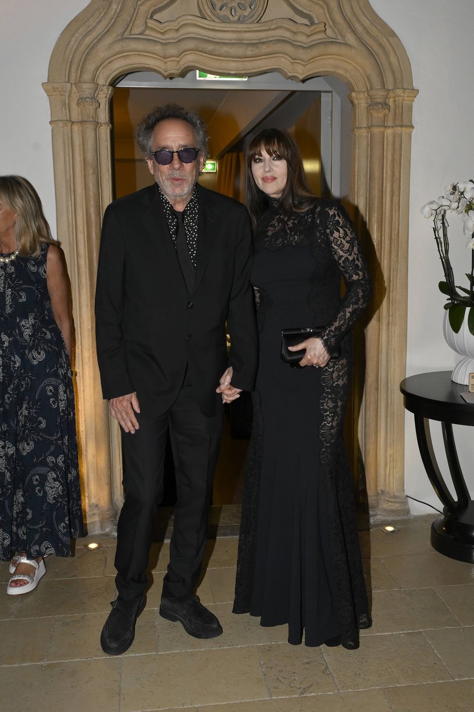 Monica Bellucci i Tim Burton na festiwalu filmowym