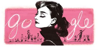 Google doodle: 85 urodziny Audrey Hepburn