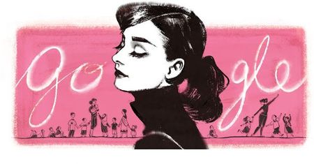 Google doodle: 85 urodziny Audrey Hepburn