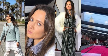 Kinga Rusin przygotowuje się do Oscarów: "Wolna ścianka, trudno nie skorzystać" (ZDJĘCIA)