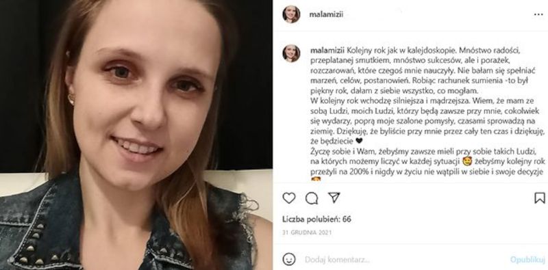 Wpis Agnieszki z grudnia 