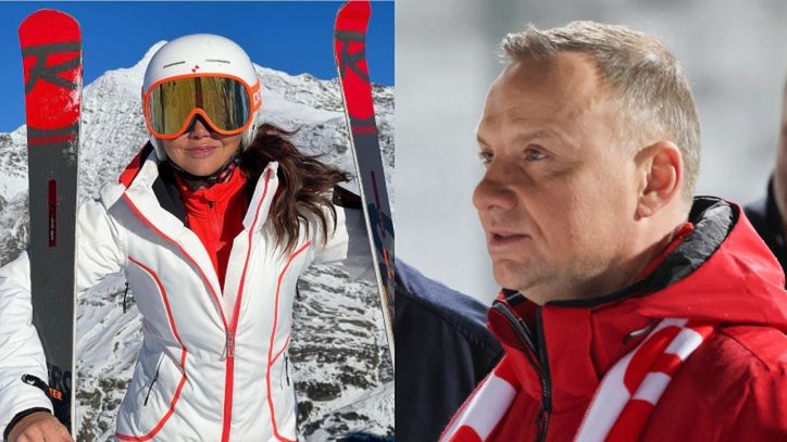Kinga Rusin UDERZA w Andrzeja Dudę ze stoku narciasrkiego