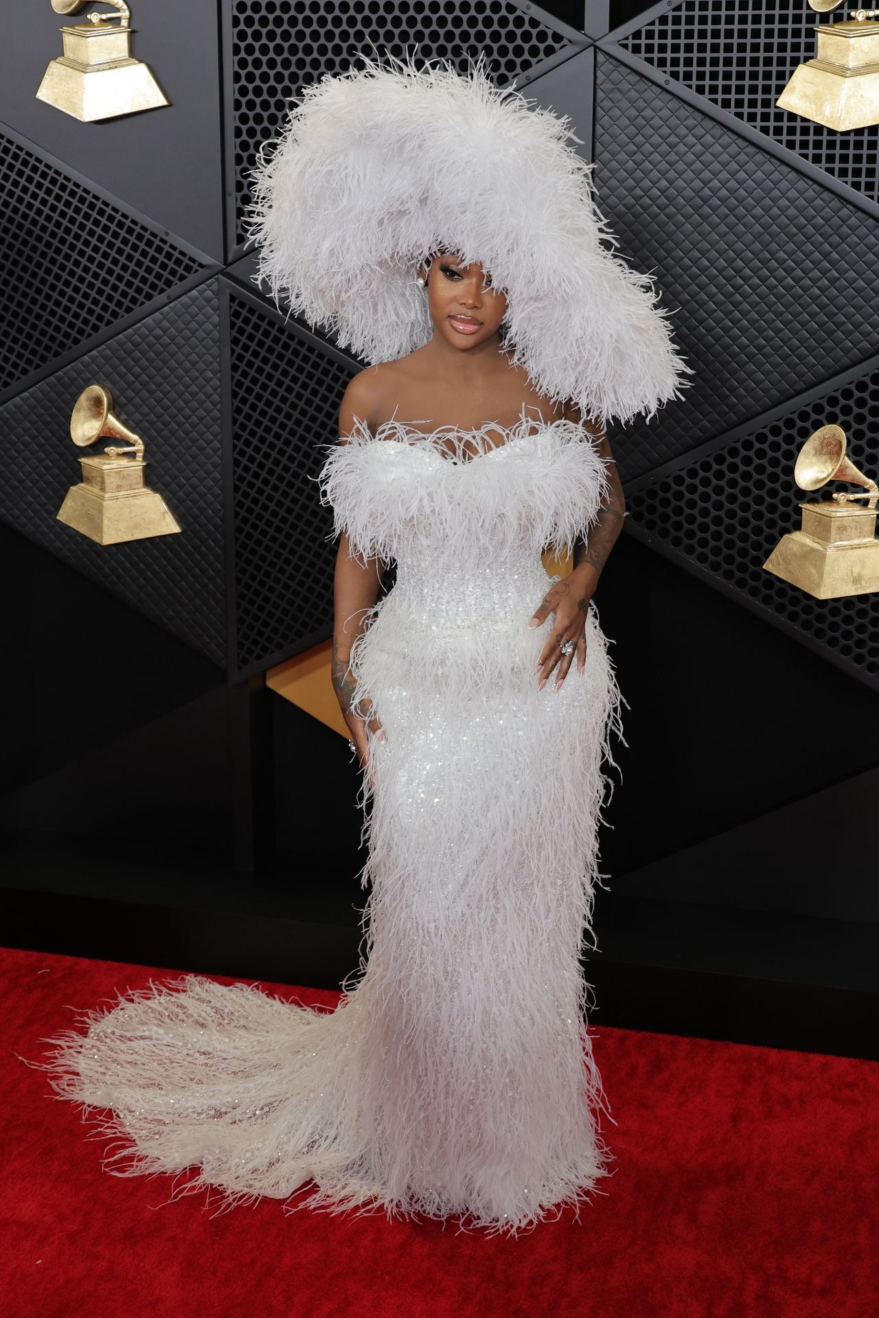 All Grammys 2021 red carpet celebrity dresses & looks