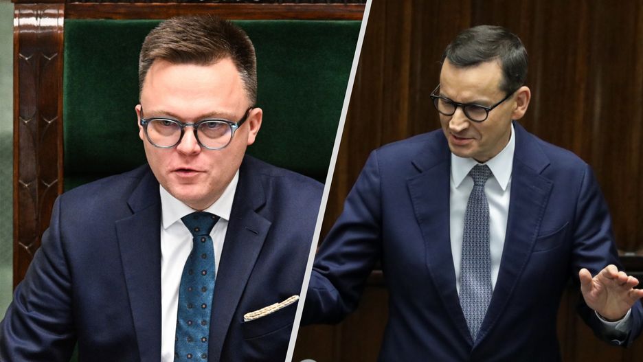 Szymon Hołownia i Mateusz Morawieck