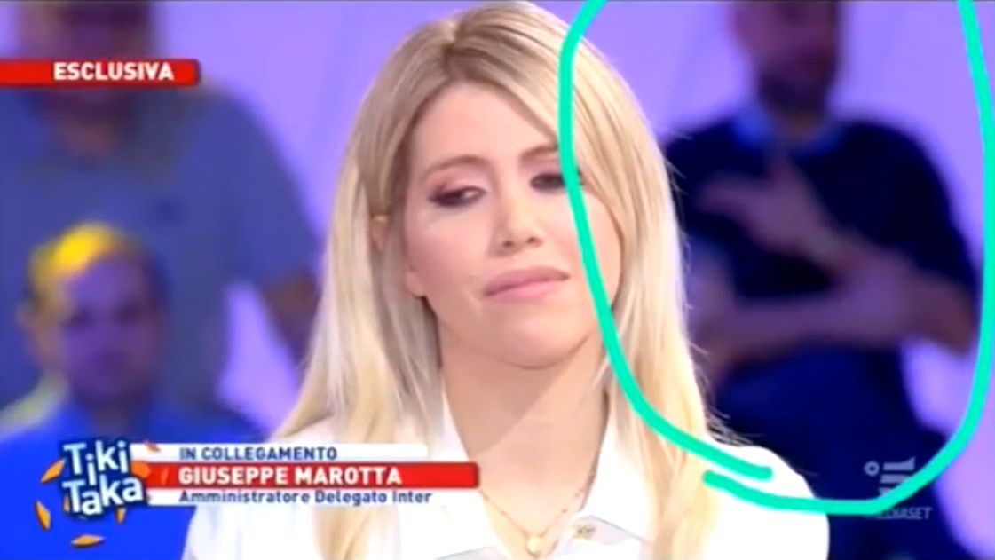 Na pierwszym planie Wanda Nara w programie 