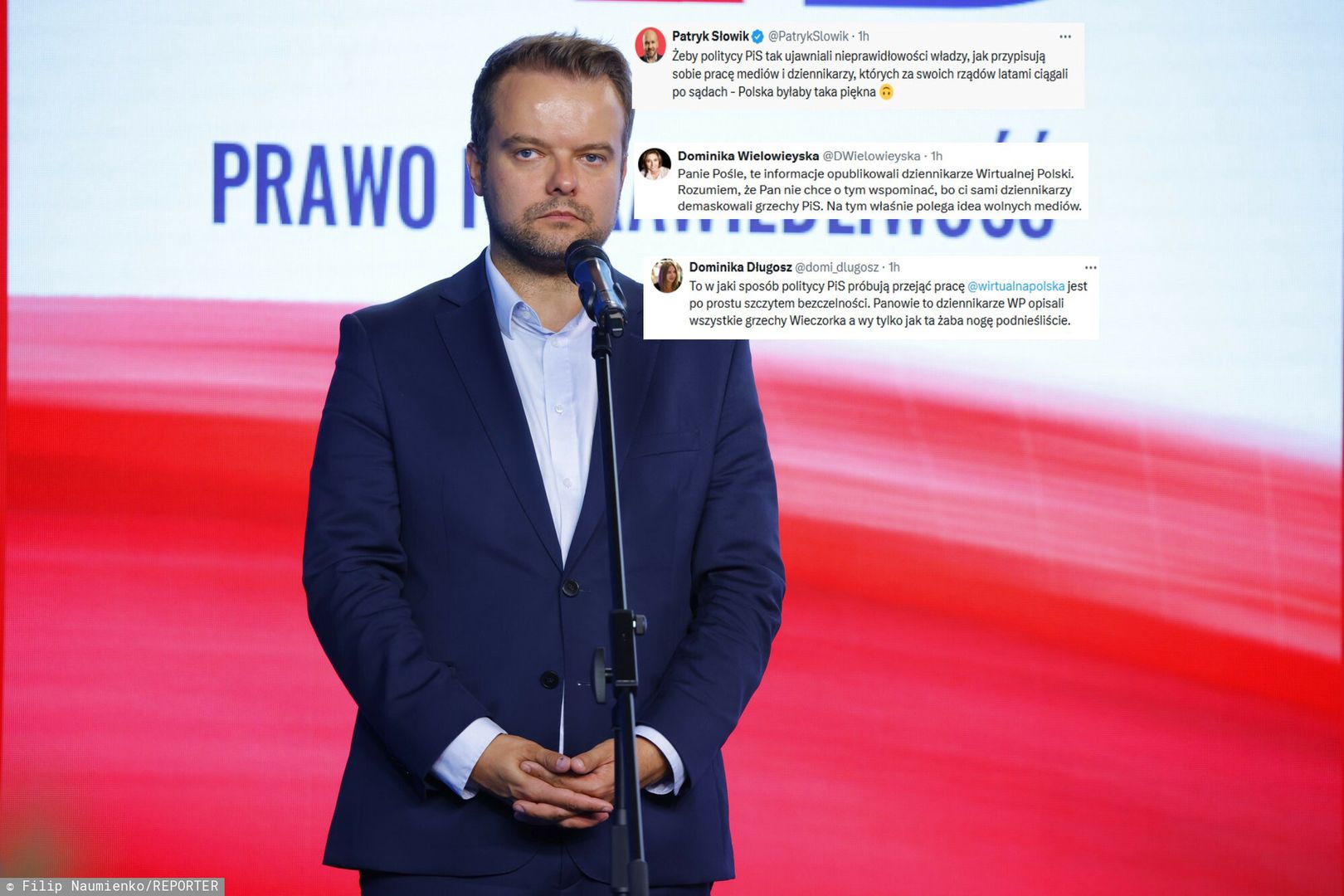 PiS przypisuje sobie zasługi dziennikarzy? "Próbują przejąć pracę WP"