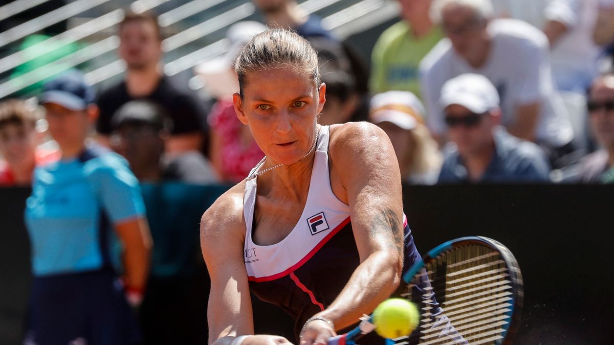 PAP/EPA / FABIO FRUSTACI  / Na zdjęciu: Karolina Pliskova