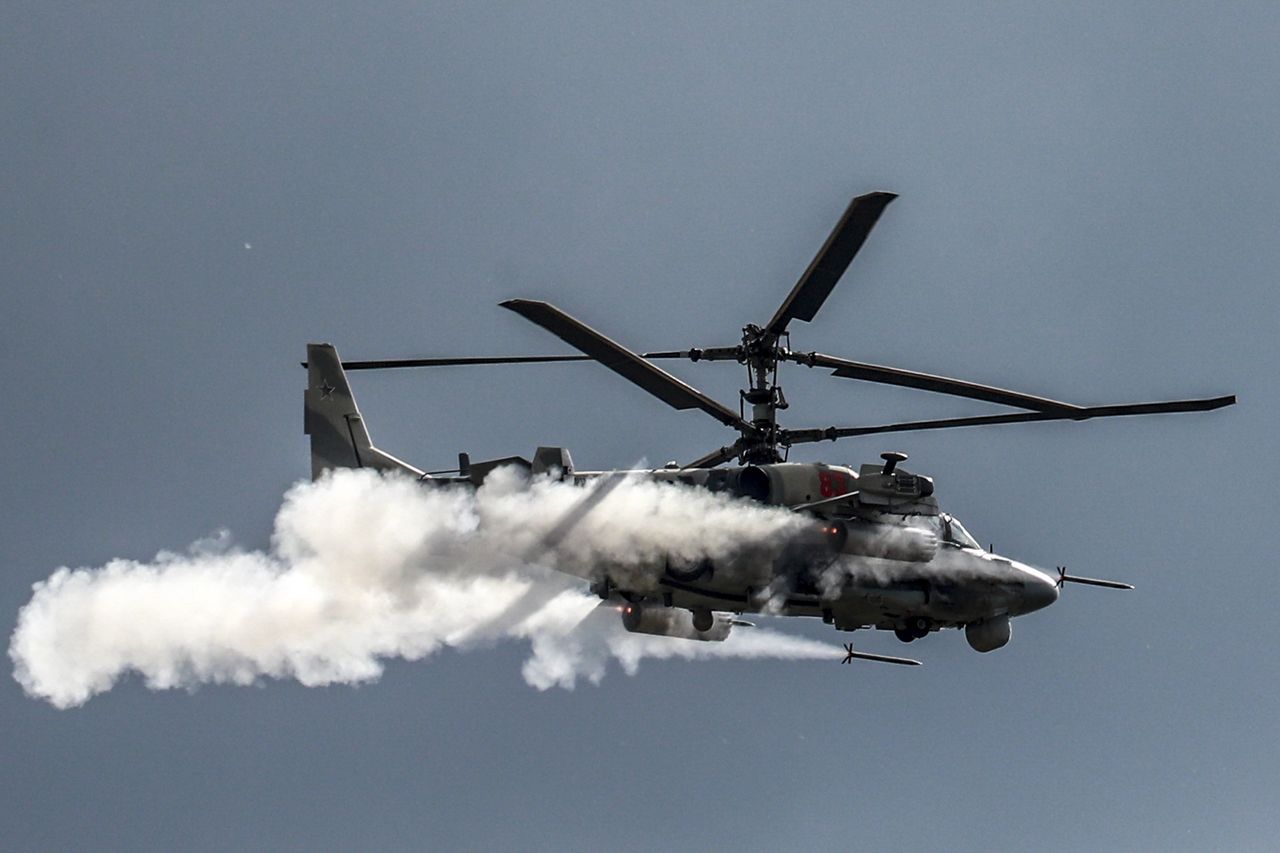 Śmigłowiec Kamov Ka-52 Alligator podczas 2020 International Army Games