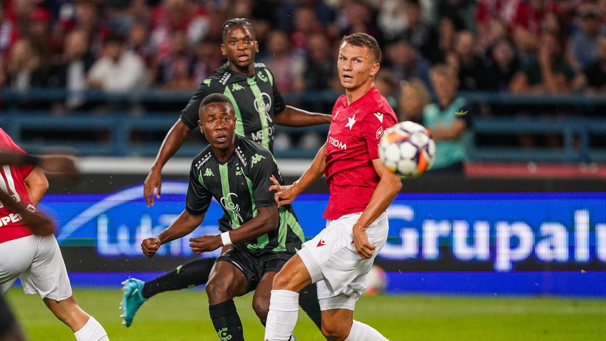 Newspix / BORYS GOGULSKI / CYFRASPORT / Na zdjęciu: mecz Wisła Kraków - Cercle Brugge