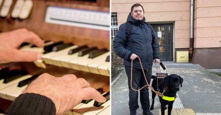 Organista stracił pracę, zanim ją zaczął. Bo jest niewidomy
