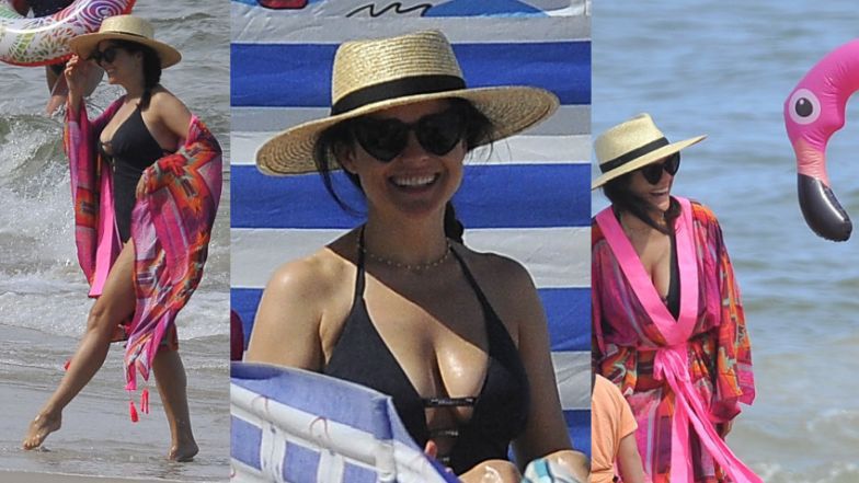Kasia Cichopek na plaży