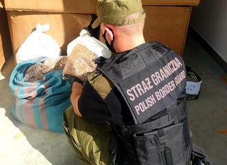 Straż Graniczna złapała handlarzy nielegalnym tytoniem. W magazynie była też marihuana