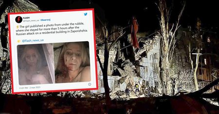 Bestialstwo Rosjan. Pokazała zdjęcie spod gruzów