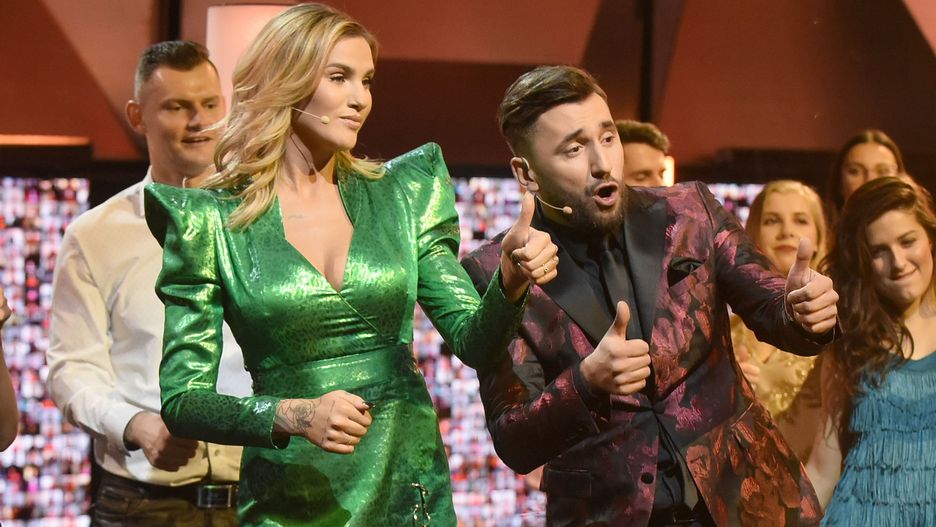 Rafał Maserak i Karolina Gilon współprowadzili Sylwestrową Moc Przebojów
