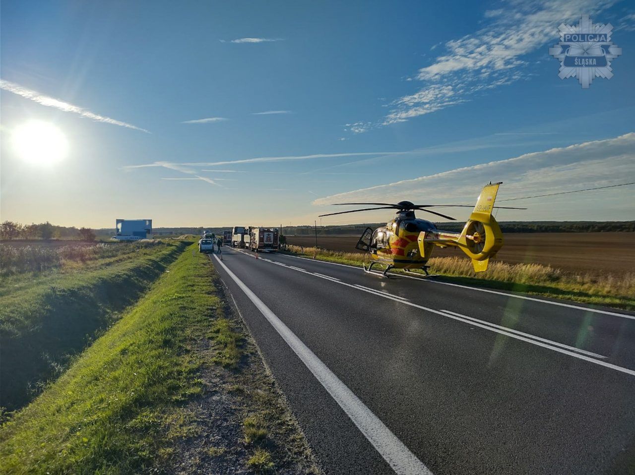 Tragiczny wypadek na DK43. Dwie osoby nie żyją
