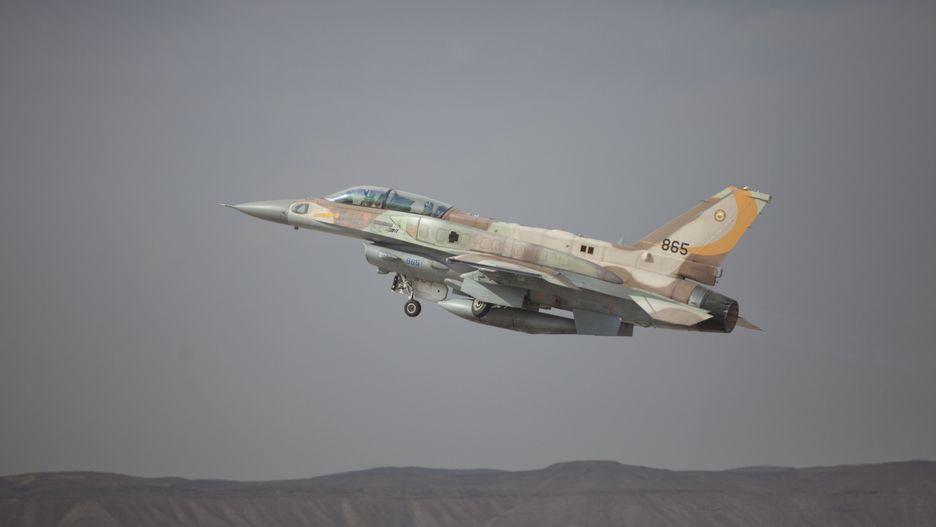 Izraelski myśliwiec. Zdjęcie ilustracyjne