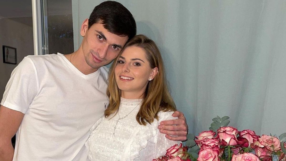 Na zdjęciu: Alen Avidzba i Katarina Zawacka