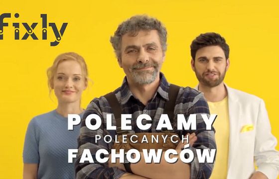 „Polecamy polecanych fachowców” w reklamach serwisu Fixly (wideo)