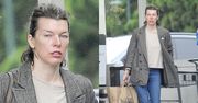Milla Jovovich BEZ MAKIJAŻU oddaje się zakupom w Los Angeles z torbą za 7 tysięcy złotych (ZDJĘCIA)