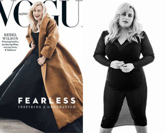 Wyszczuplona Rebel Wilson w australijskim "Vogue'u"