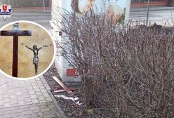 Zerwali ze ściany kościoła krzyż i chodzili z nim po mieście. Odpowiedzą przed sądem