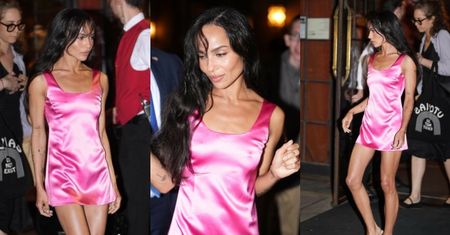 Żądna wrażeń Zoe Kravitz w ultrakrótkiej sukience nawiedza hotel przed kolejną imprezą. Bawi się na całego?