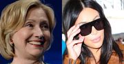 Kim Kardashian zrobiła sobie selfie z Hillary Clinton. Coś poszło nie tak - połowa głowy i... [zdjęcie]