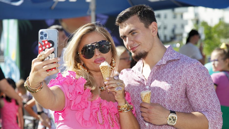 Dagmara Kaźmierska z synem Conanem