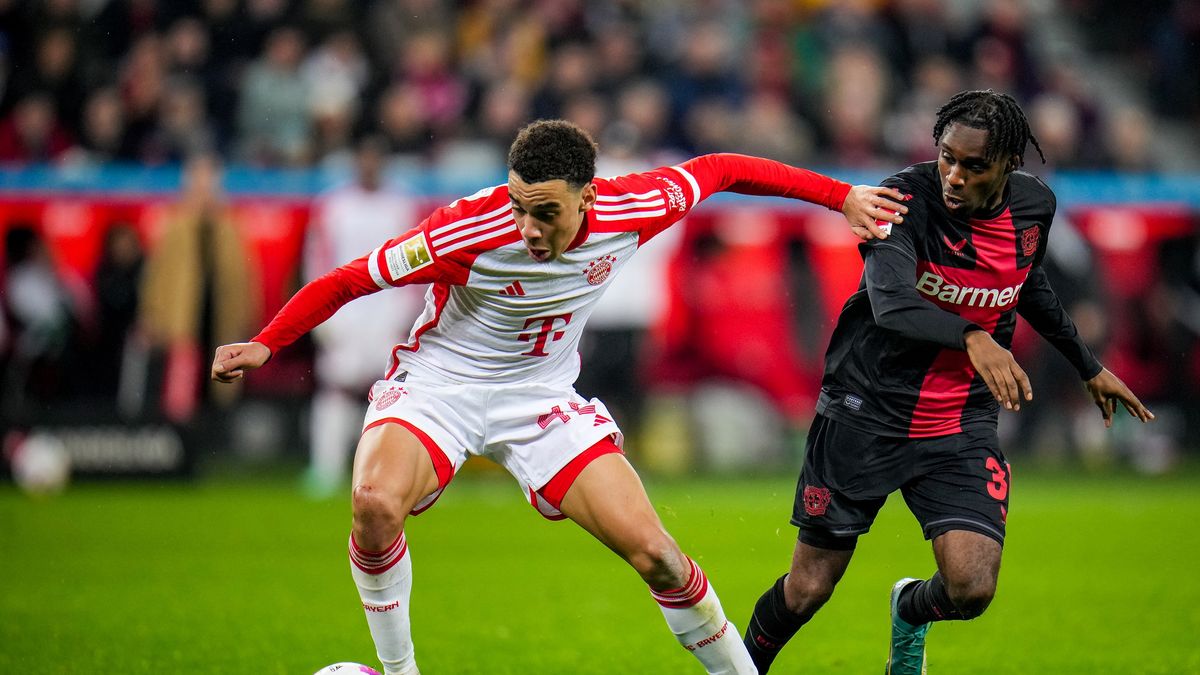 Getty Images / Rene Nijhuis / Na zdjęciu: Jamal Musiala i Jeremie Frimpong