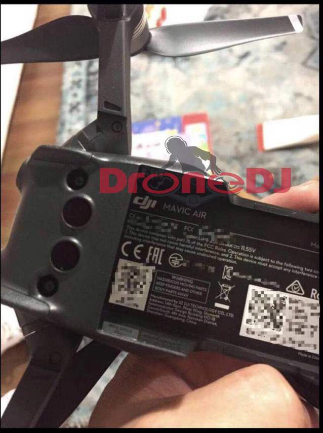 DJI Mavic Air – specyfikacja i zdjęcia wyciekły przed premierą 3