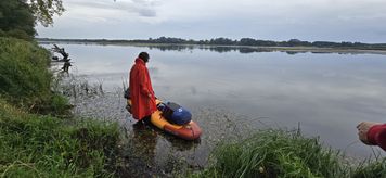 Przeszedł Wisłę pieszo. Jan Dąbrowski dotarł do Płocka po 18 dniach i blisko 400 kilometrach!