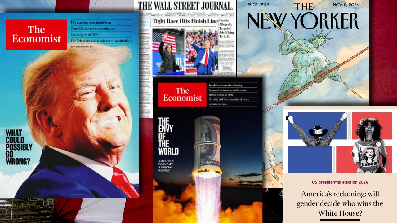 Gender divide and media endorsements shape U.S. election battleground