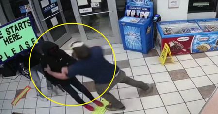 Napad na stacji benzynowej. Przypadkowy klient zaskoczył bandytów