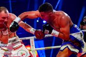 Boks: KnockOut Boxing Night 40 we Wrocławiu - waga superśrednia: Rafał Wołczecki - Maks Hardzeika