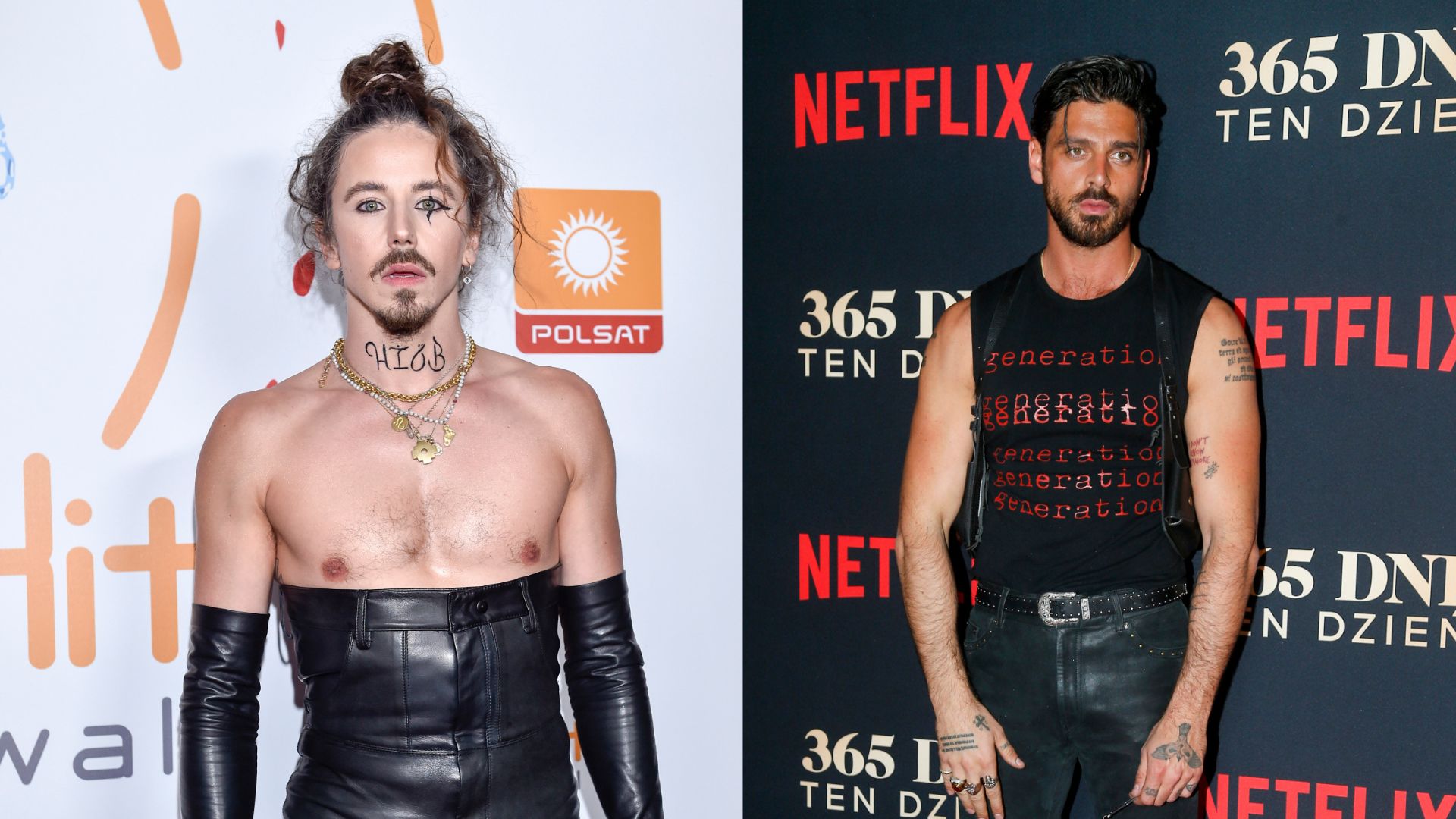 Michał Szpak i Michele Morrone