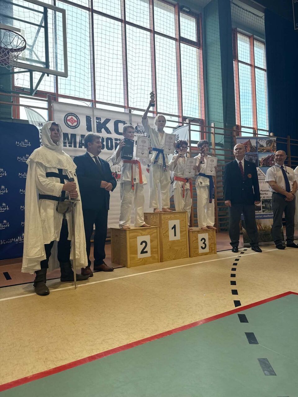 Płoccy karatecy na zawodach w Malborku 