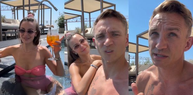 Rzeźniczakowie wybyli na Maltę. Paulina popija drineczka w basenie, a Jakub moczy stopy i zdradza, ILE kosztowała ich podróż (ZDJĘCIA)