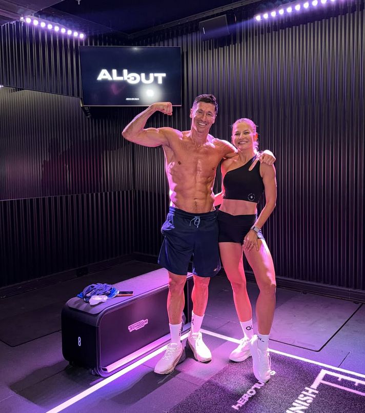 Anna Lewandowska z Robertem