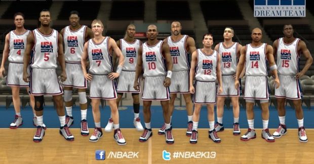 Czy tegoroczna reprezentacja USA pokonałaby Dream Team z 92? NBA 2K13 pozwoli to sprawdzić