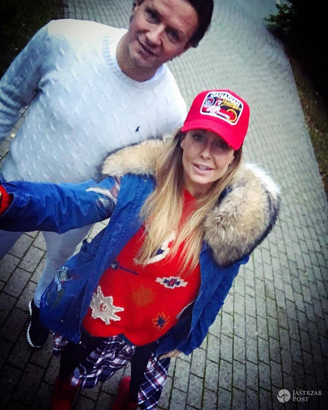 Małgorzata Rozenek w kurtce z futrem