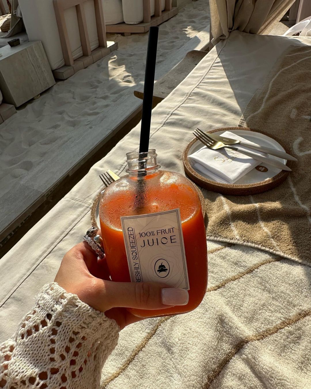 Justyna Gradek w luksusowej restauracji (fot. Instagram)