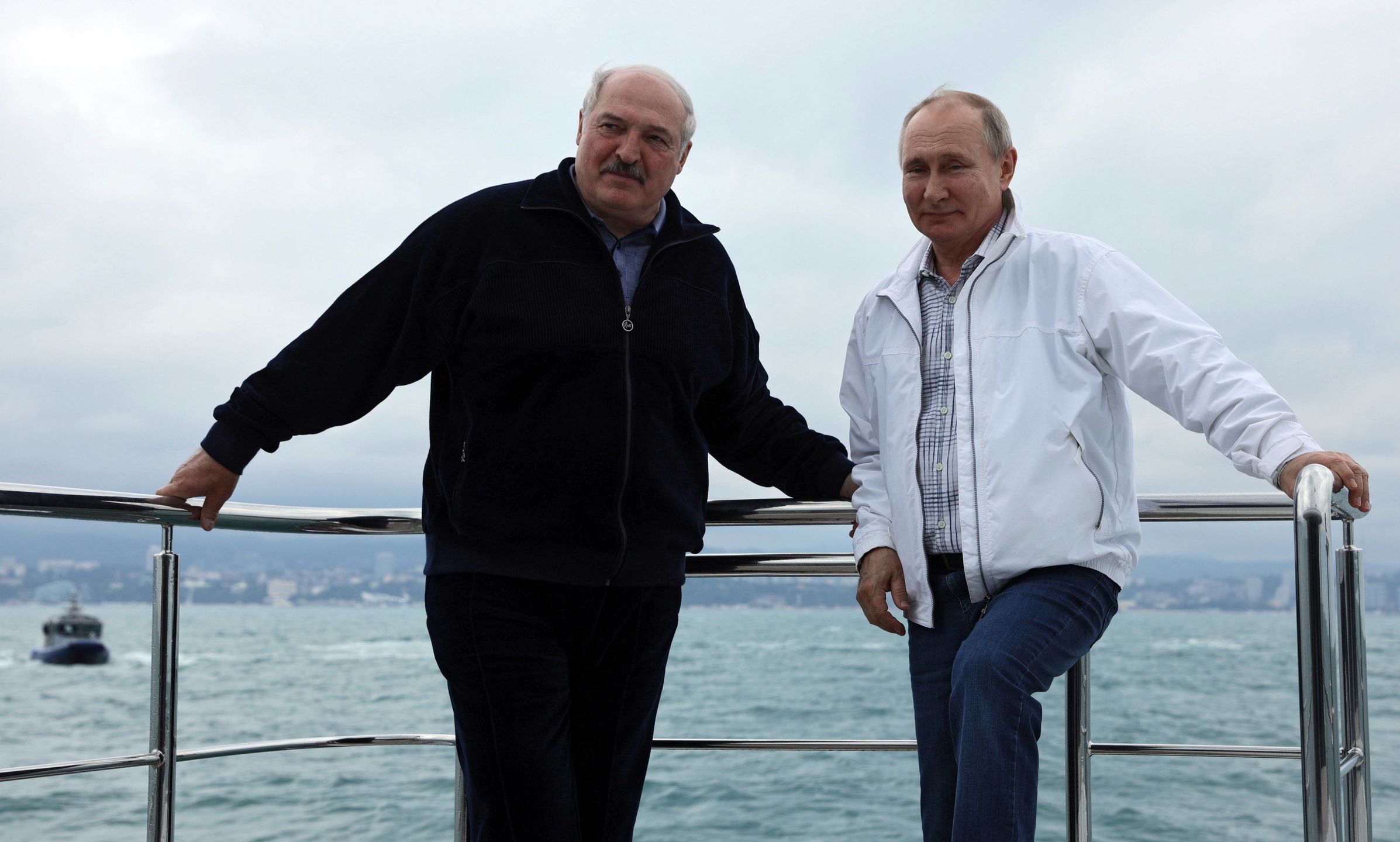 Soczi Putin i Łukaszanka