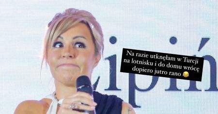 Blanka Lipińska UTKNĘŁA na lotnisku w Turcji! "Pozostaje mi tylko napić się wina ze strefy bezcłowej"