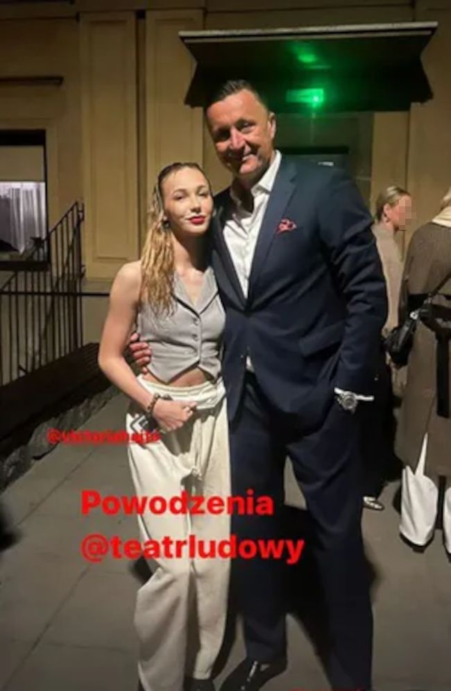 Tomasz Hajto z córką