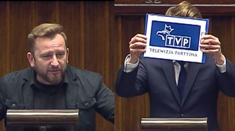 Tymczasem w Sejmie: "Kim jest Kurski? Proponuję, żeby zmienił logo TVP na Telewizja Partyjna!"