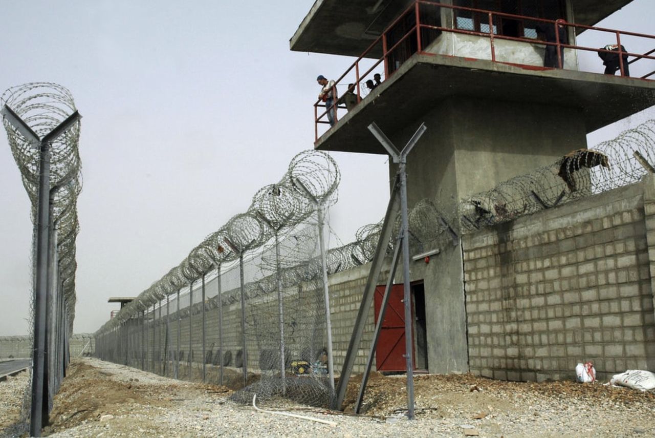 Nasiriyah prison in Iraq, built with the help of the American army.