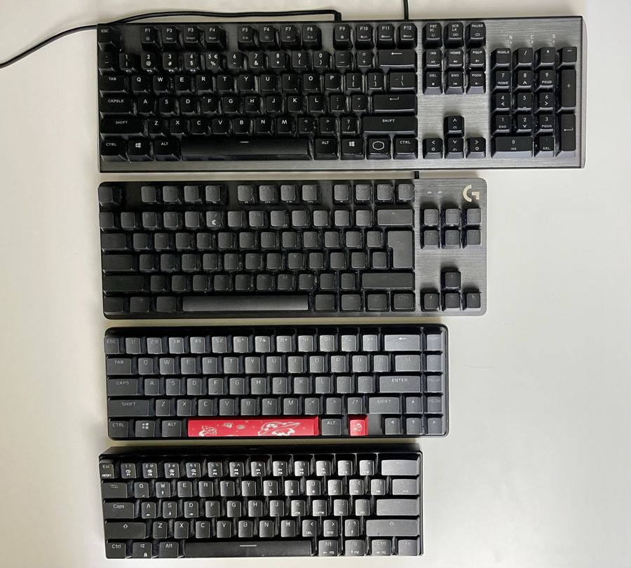 Klawiatura 60%, 65%, TKL oraz 100%