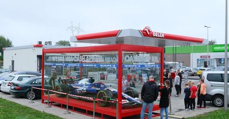 Bolid F1 na stacji Orlenu w Lublinie. Można go oglądać do środy [ZDJĘCIA]