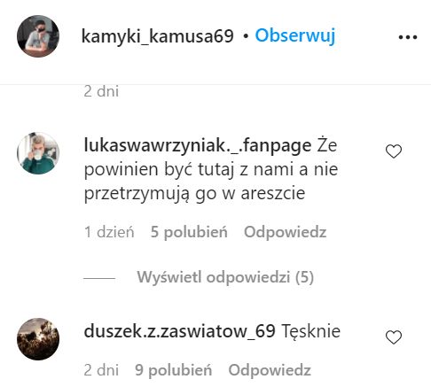 Fani stoją murem za Kamerzystą