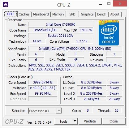 ASUS X99-Deluxe II - podkręcanie TPU II